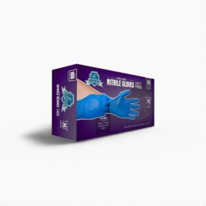 ENEM2002 Empress Exam Grade Nitrile Glove Blue Powder Free Medium 10 / 100 cs