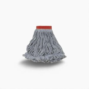 ABCO #20 Blue Blended Looped End Mop Wet Mop Head W/ 5" Head Band 12 / cs
