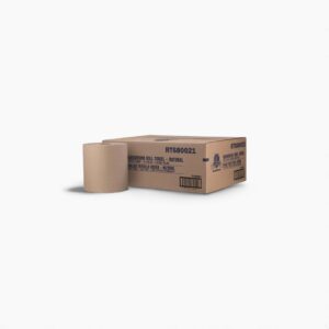 RT 680021 Empress Hardwound Towel 8" X 800' Natural 6 Rolls