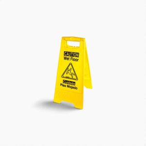 Impact Wet Floor Sign Yellow English/Spanish 1 / ea
