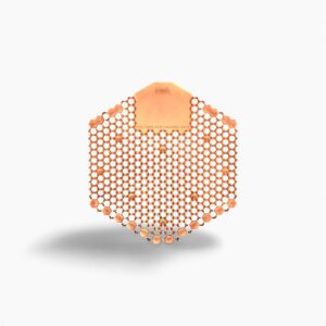 3WDS-F-04-BX Fresh Products Wave 3D Urinal Screen Orange Mango Scent