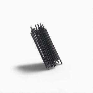 Empress Jumbo Straw Unwrapped 7.75" Black Boxed 10 / 250 cs