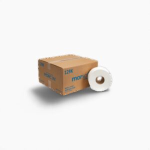 MORSOFT 2-PLY JRT BATH TISSUE - 8.5" ROLL - 12 PER CASE
