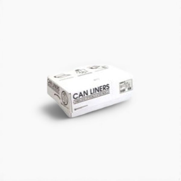 VALU-PLUS CAN LINER - 24X24 - EQ 6 NATURAL - HI-D - CORELESS ROLL 1000/CASE (80)