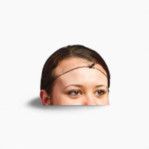 AmerCareRoyal Lightweight Latex Free Hairnet Black 24" 144 / bx