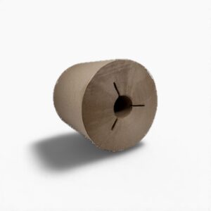 MORSOFT - Y NOTCH - 8" HARD WOUND TOWEL - KRAFT - 800' PER ROLL - 6 PER CASE