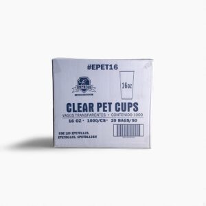 Empress PET Clear Cup 16oz 20 / 50 cs