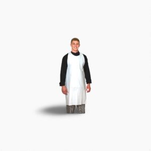 Elara 28x46 1.75Mil White Apron - Sold by Inner Box - 50 / bx