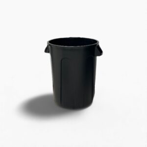 44 GALLON, ROUND WASTE RECEPTACLE, GRAY