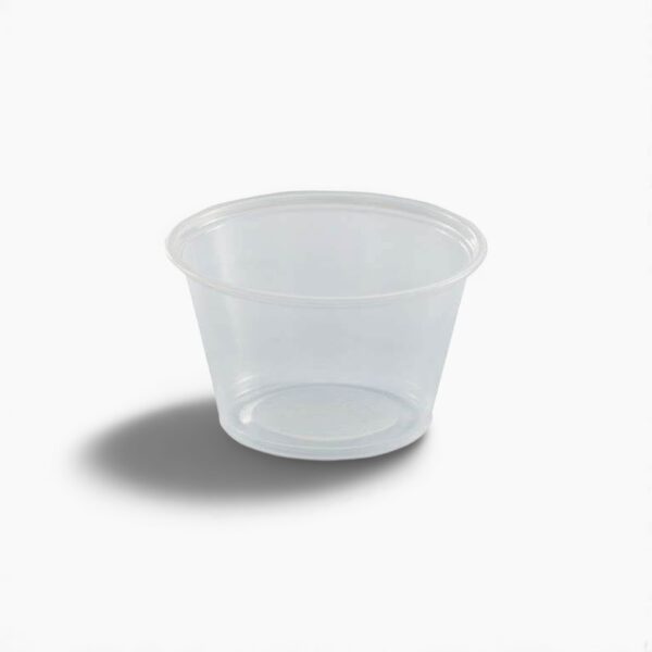 Empress Plastic Portion Cup 3.25 oz, Clear 50 / 50 cs
