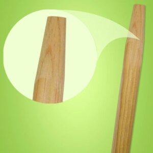 ABCO 60x1 1/8 Tapered Wood Clear Lacquered Handle