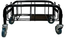 WIRE DOLLY FOR 23 GALLON, TIGHT FIT WASTE RECEPTACLE