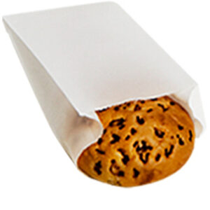 Dubl Wax Bread Bag White 4.5" X 3" X 10"