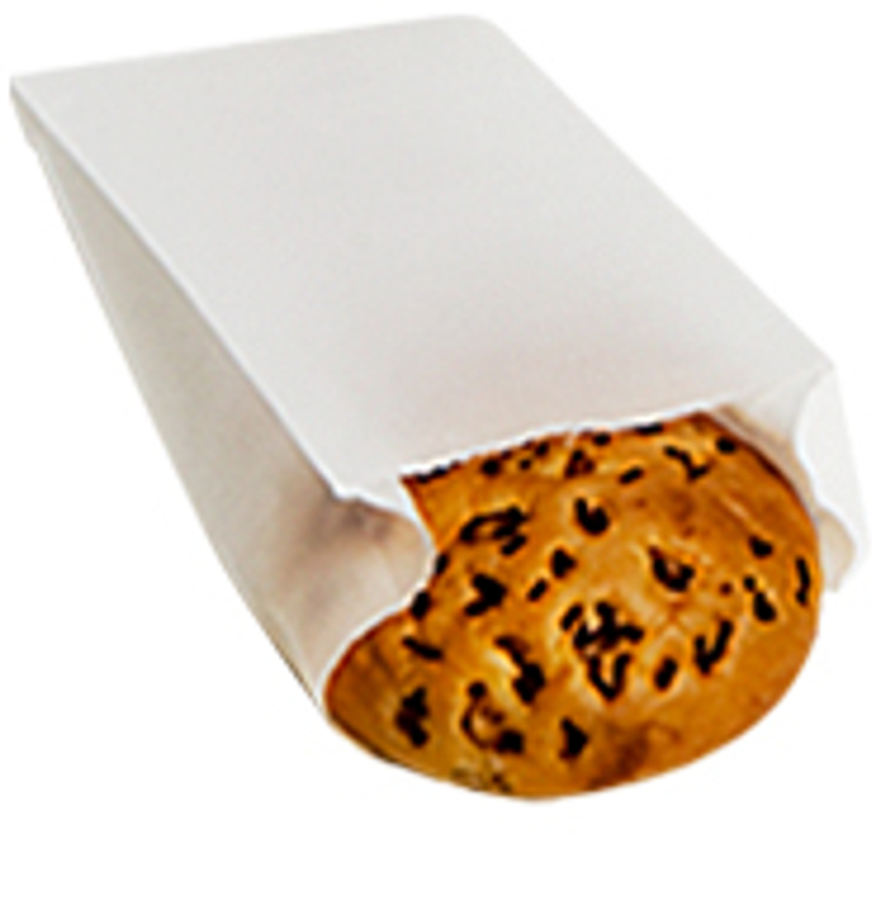 Dubl Wax Bread Bag White 4.5" X 3" X 10"