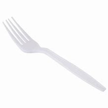 Fork White Bulk Medium Weight Polypro