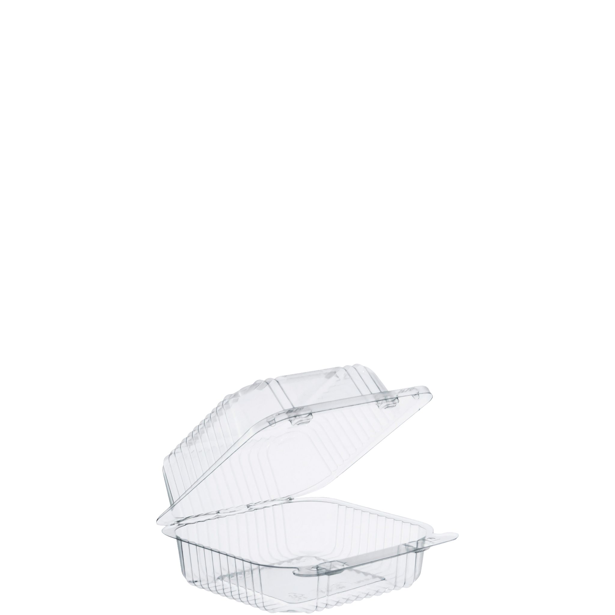 Staylock Hinged Container 5" Square  5 1/4 x 5 5/8 x 2 3/4