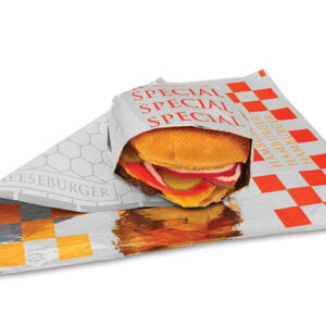 Foil/Paper Honeycomb Insulated Wrap "Special" Print 10.5" X 14"