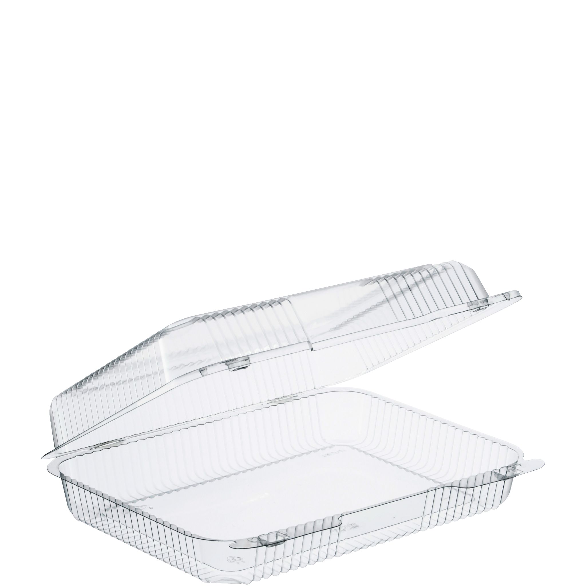Staylock Hinged Oblong Container 10 1/2" Clear 10 1/2 x 8 1/4 x2 7/8