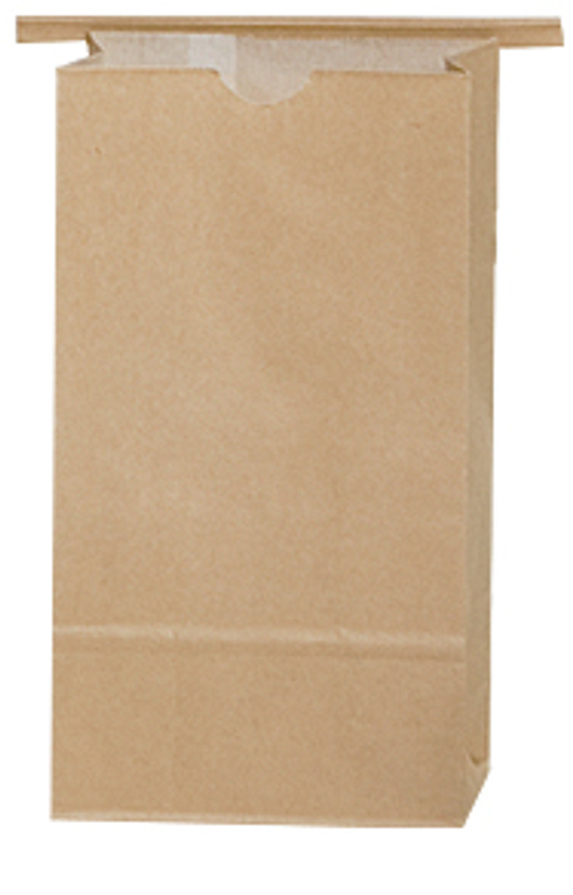 1 lb. Poly Lined Coffee Bag Natural 4.25" X 2.5" X 9.75"