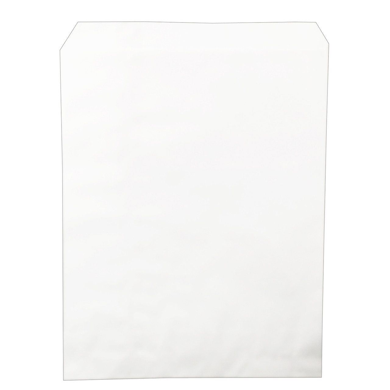 30# Basis Merchandise Bag White 8.5" X 11"