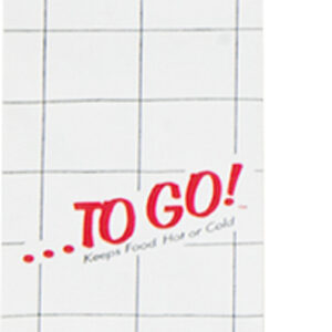 ToGo! Foil Pint Insulator Bag "ToGo!" Print 4" X 3" X 10.5"