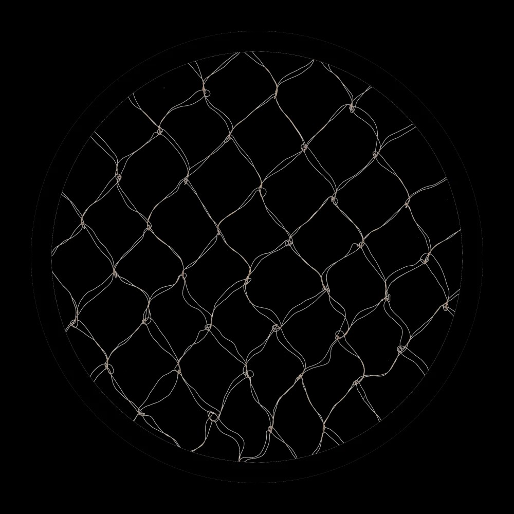 Lightweight Latex Free Hairnet Dark Brown, 28"