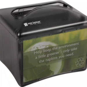 Table top Dispenser for Interfold Napkins Translucent Black Each