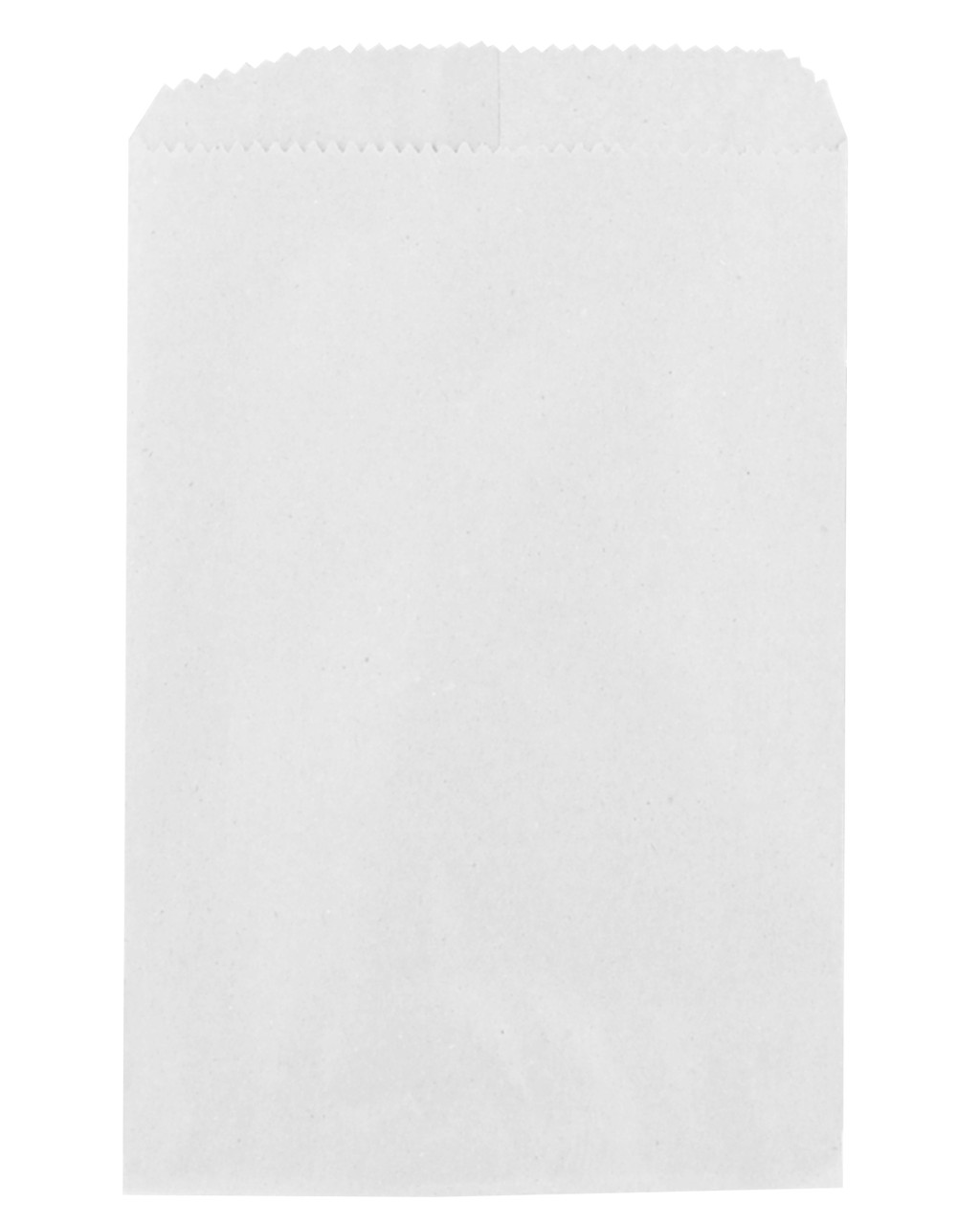 30# Basis Merchandise Bag White 6.25" X 9.25"