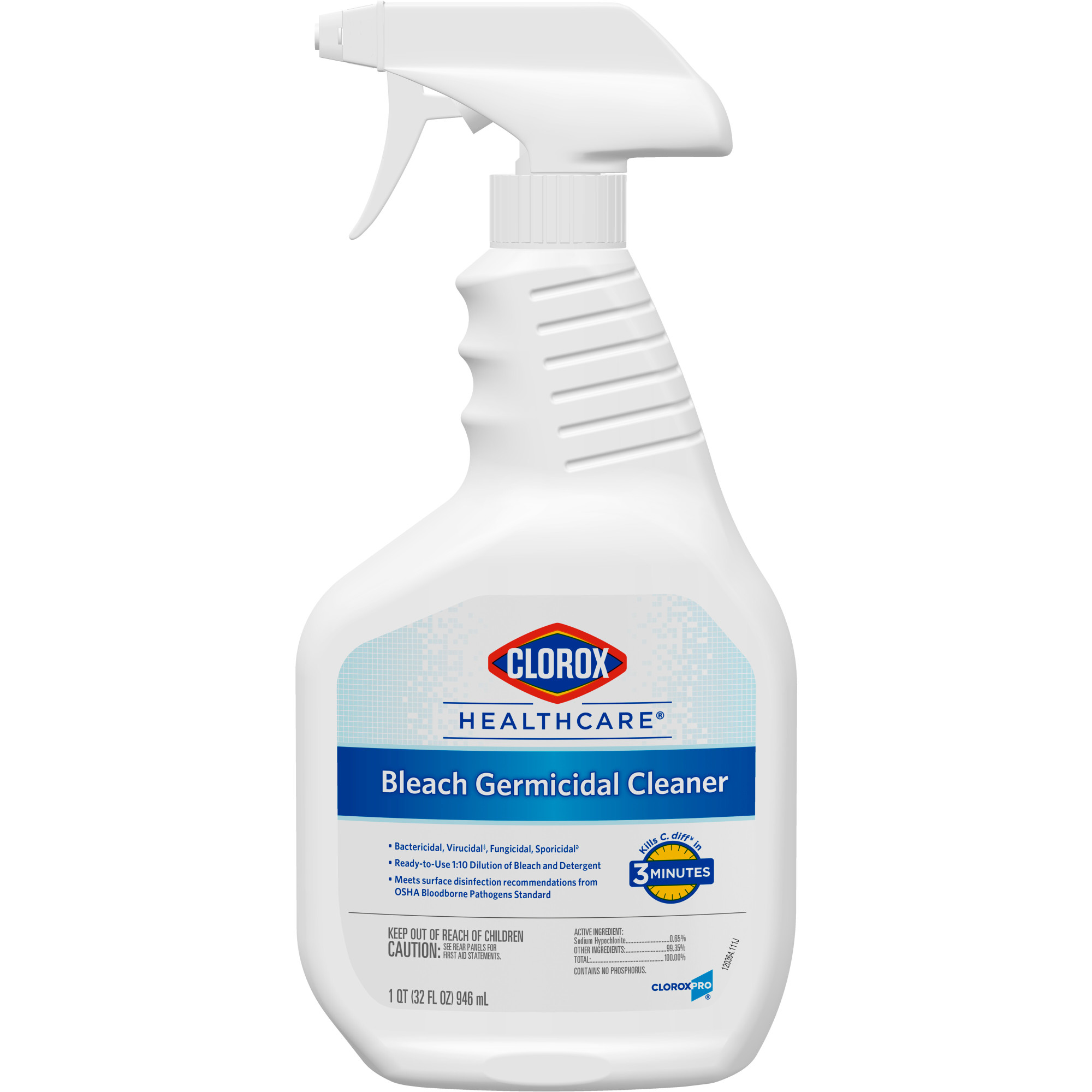 Healthcare Bleach Cleaner 32 oz. Spray Germicidal