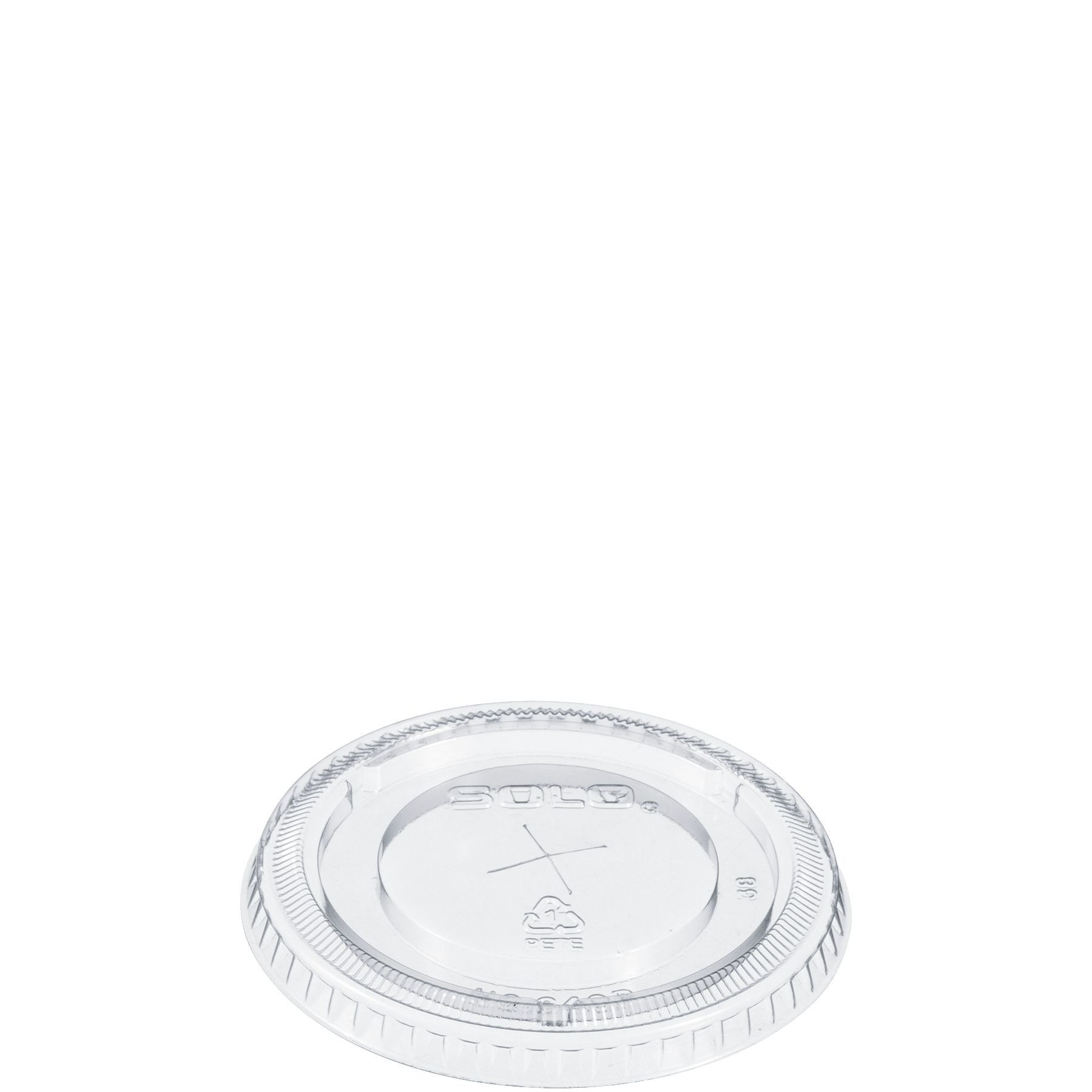 Clear Flat Lid with Straw Slot for Y12T & P12T