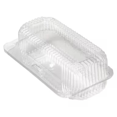 5-3/4x2-2/8x2-1/2 Hot Dog Clear Hinged Container