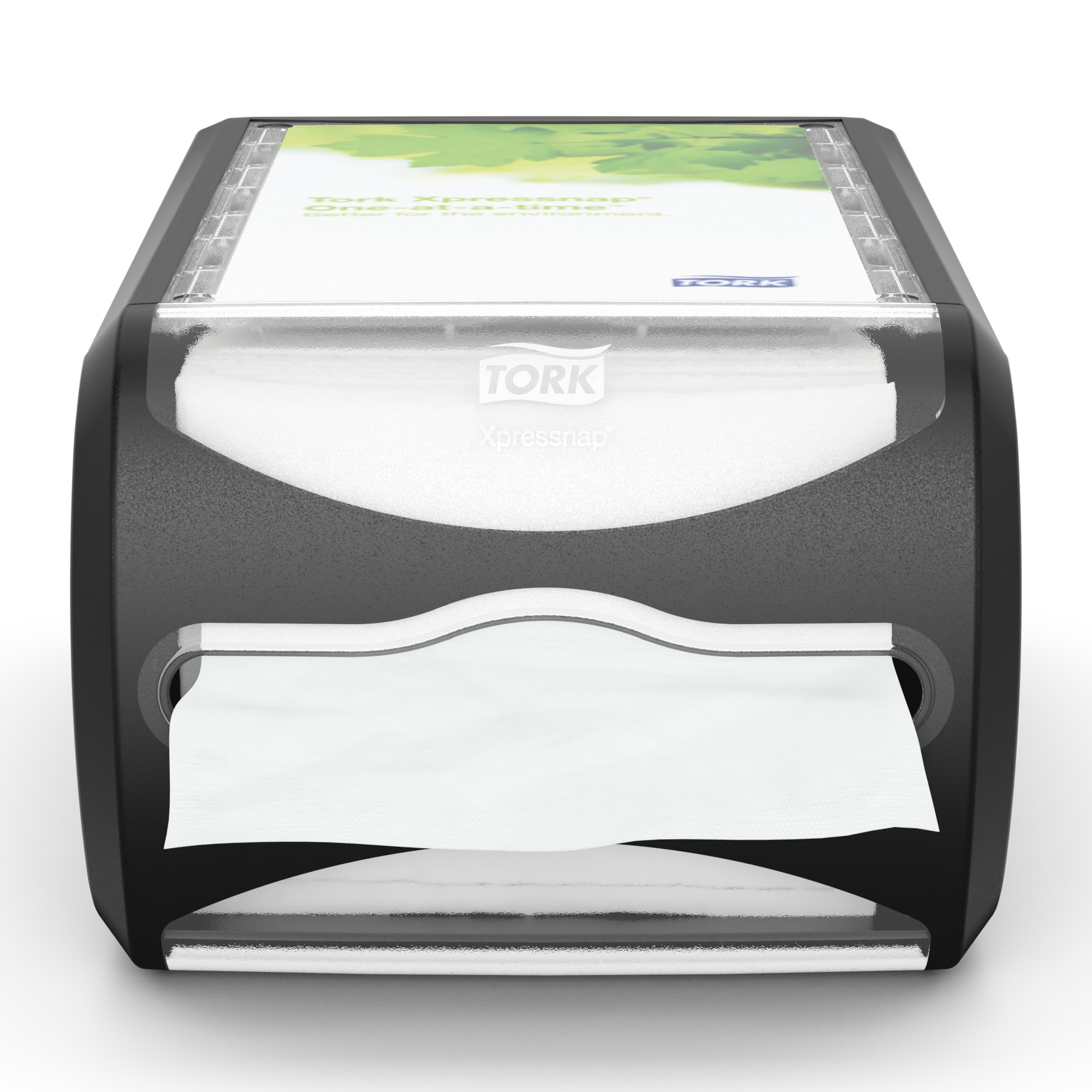 Tork Xpressnap Napkin Dispenser Black, Signature Counter