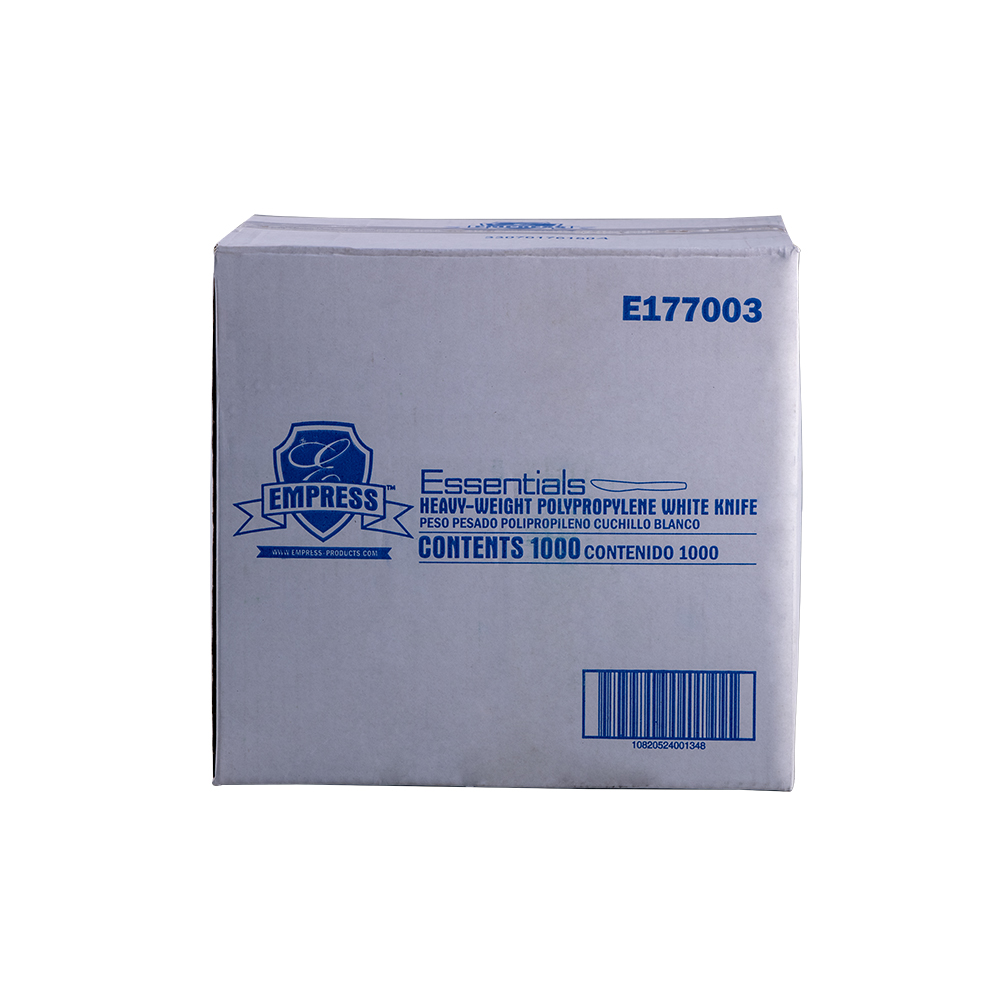 Heavy Weight Knife Polypro White Dense Pack