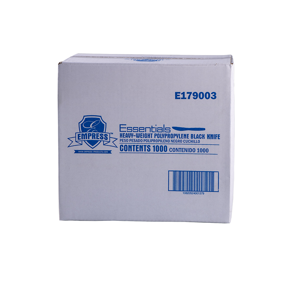 Heavy Weight Knife Polypro Black Dense Pack