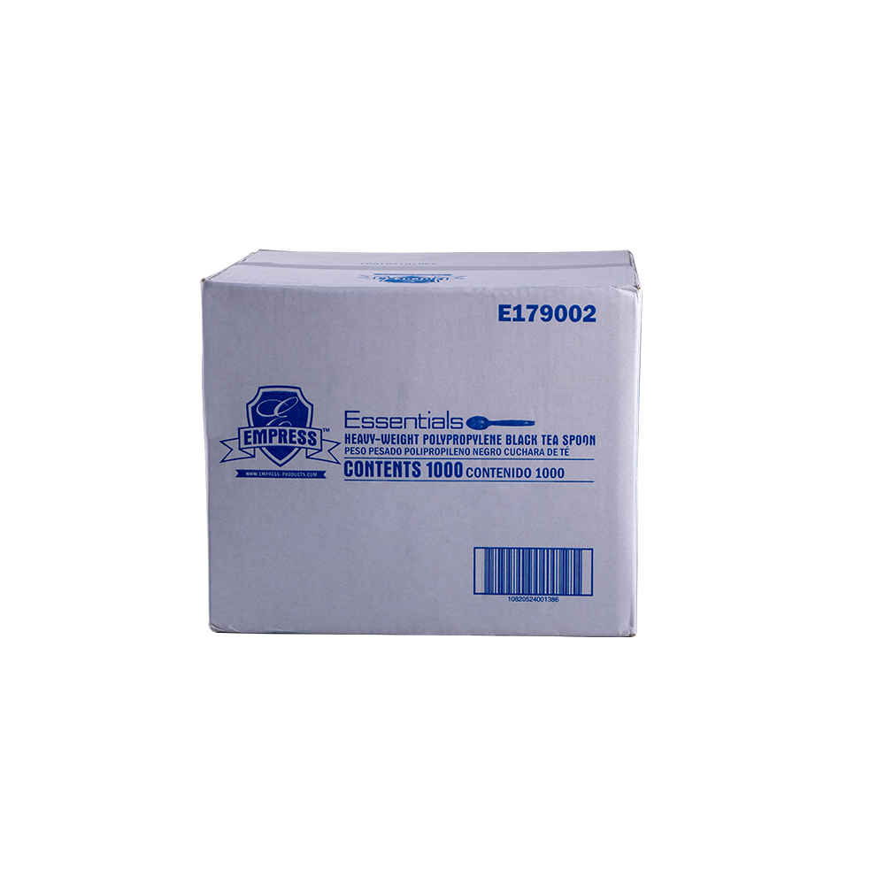Heavy Weight Teaspoon Polypro Black Dense Pack