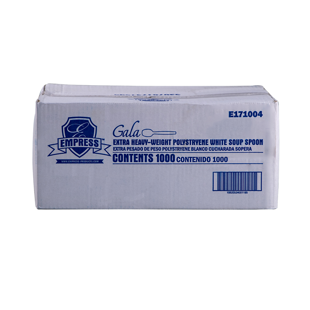 Extra Heavy Weight Soupspoon PS White Dense Pack
