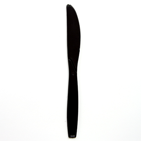 Heavy Weight Knife Polystyrene Black Dense Pack