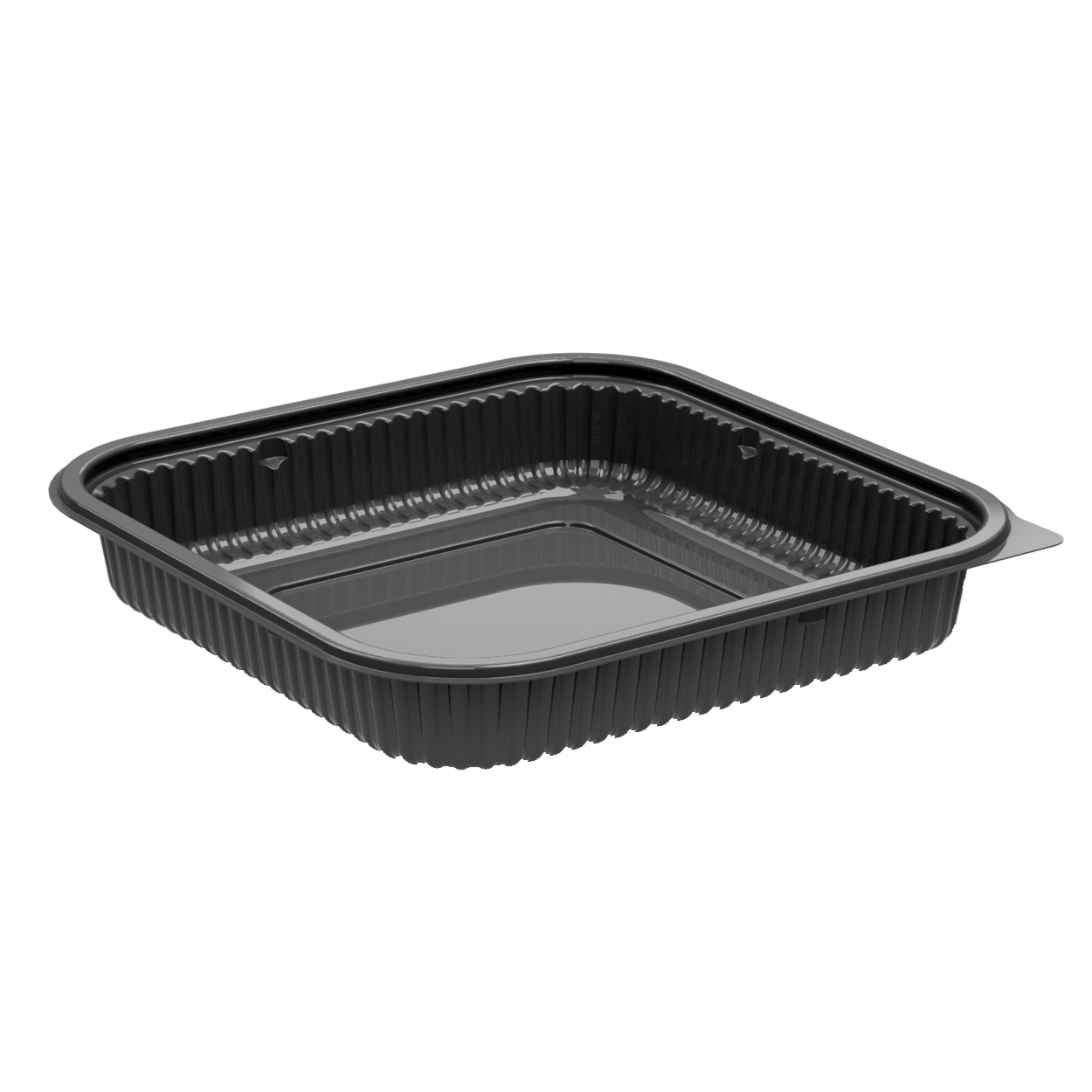 Black 1-Compartment 36oz Base Culinary Squares