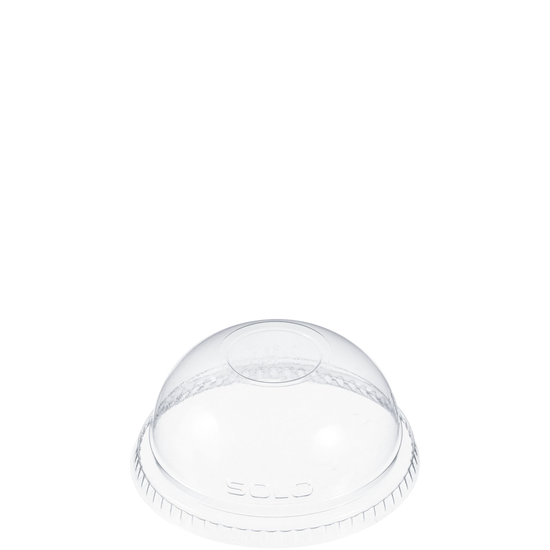 Dome Lid No Hole Ultra Clear