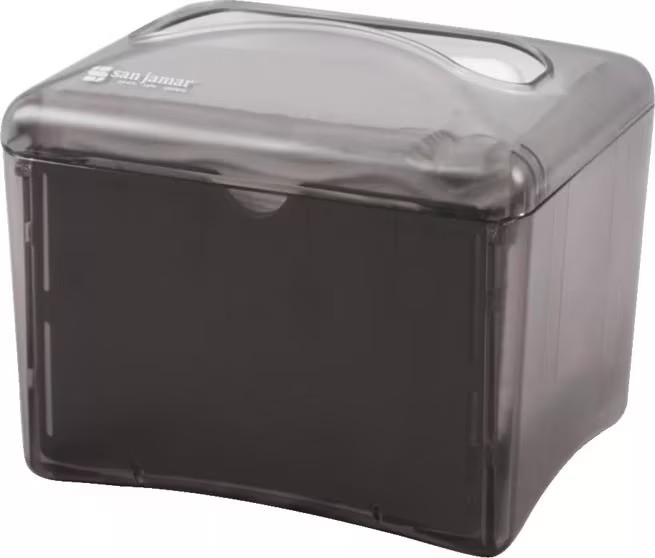 VENUE Tabletop Napkin DISPENSER Mini-Interfold Black Pearl