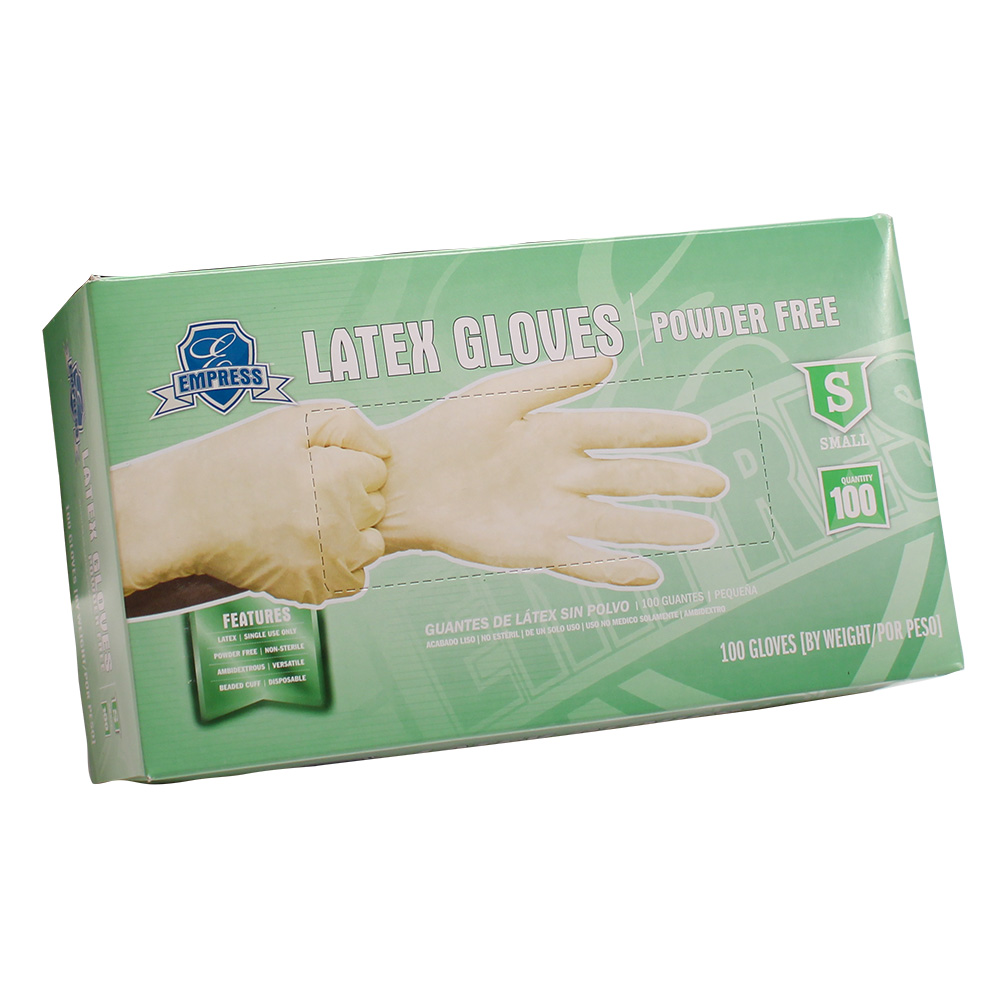 Latex Glove Powder Free Small