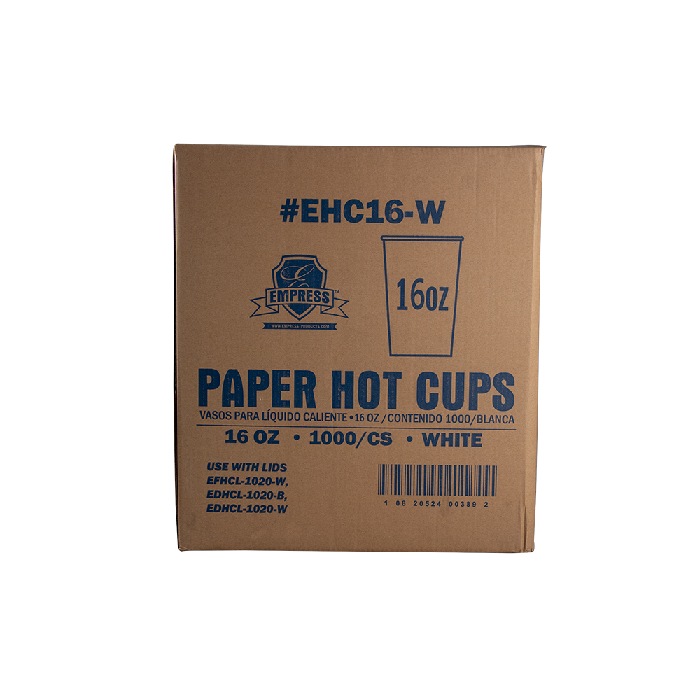 Paper Hot Cup 16oz White