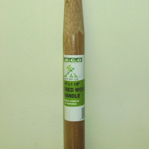 54x1 1/8 Wood Handle Clear Lacquered Handle