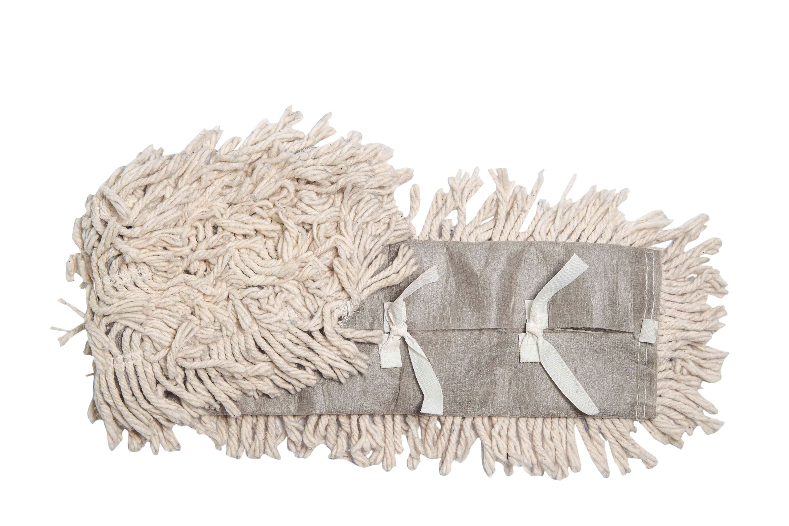 White Disposable Dust Mop 5" x 36"