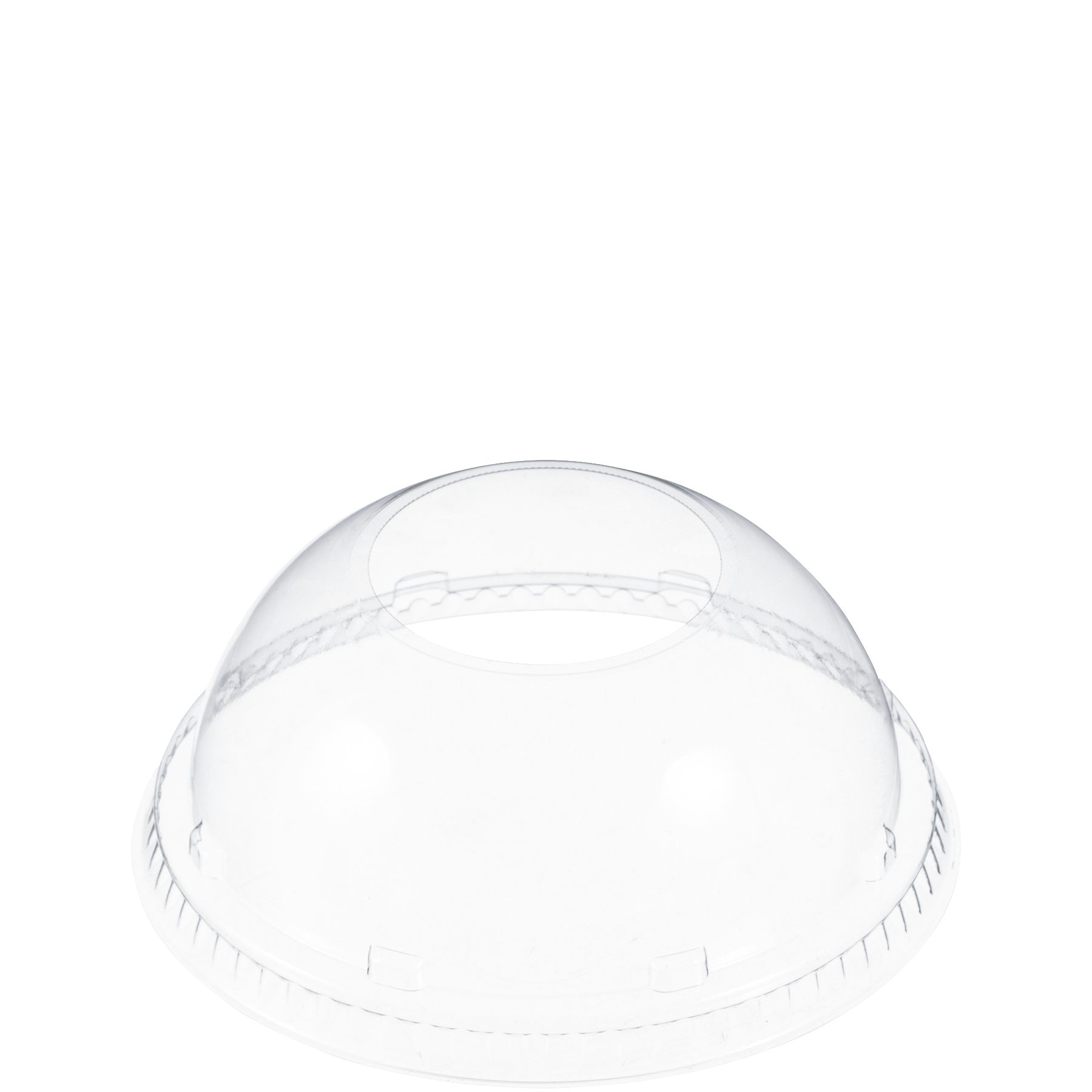 Domed Lid Pet With Hole 44 Oz