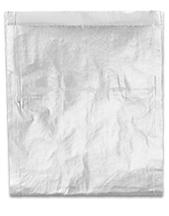 Foil/Paper Sandwich Bag Silver 6" X 0.75" X 6.5"