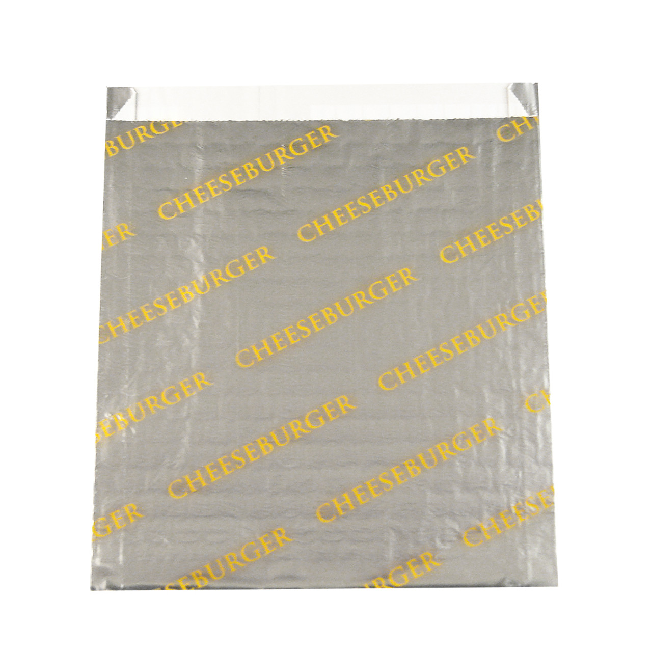 "Cheeseburger" Foil/Paper Bag 6" X 0.75" X 6.5"