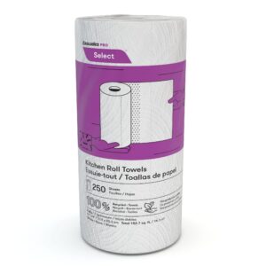 Select Kitchen Roll Towel White 11" X 8" 2-Ply 250 Sheets