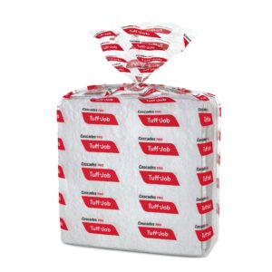 Tuff-Job DRC Medium Weight Wiper White 12" X 13" 1/4 Fold