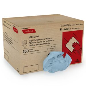 Tuff-Job High Performance Wiper Blue 14.4" X 14" Crumple Pack
